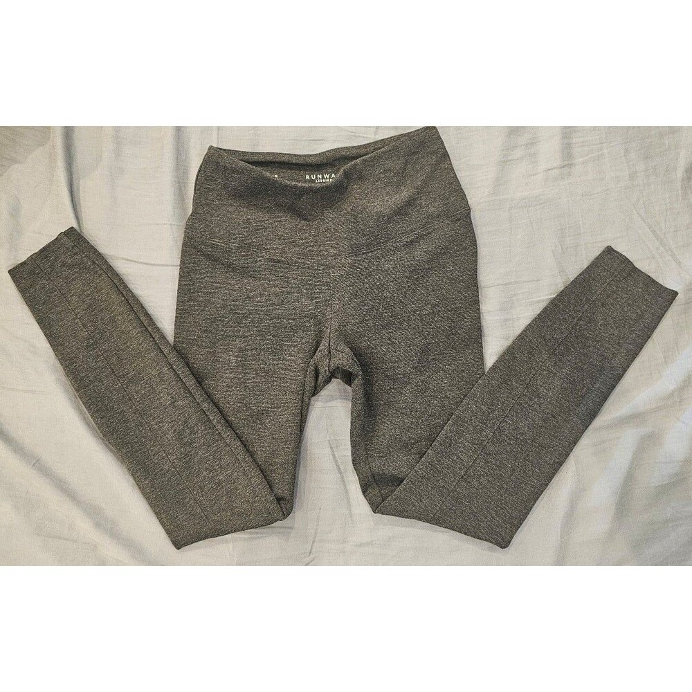 WHBM Runway Ponte Knit Legging 2S 2 Short Petite 27" inseam Dark Grey